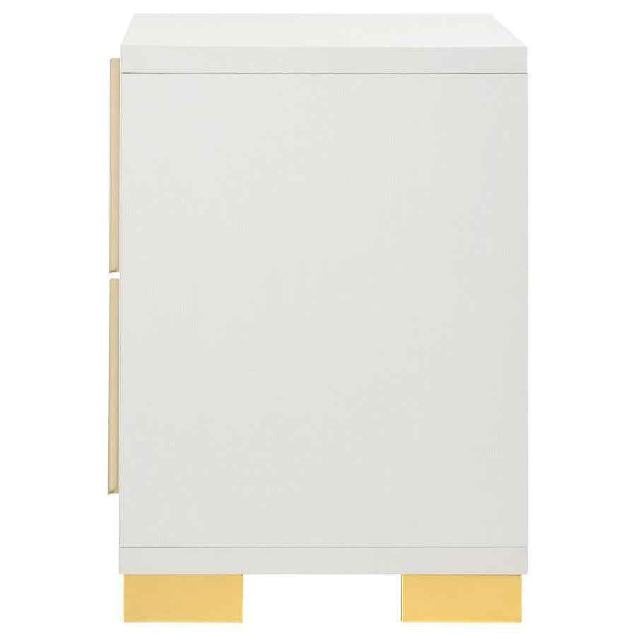 Marceline 2-drawer Nightstand White - Home & Sleep Outlet
