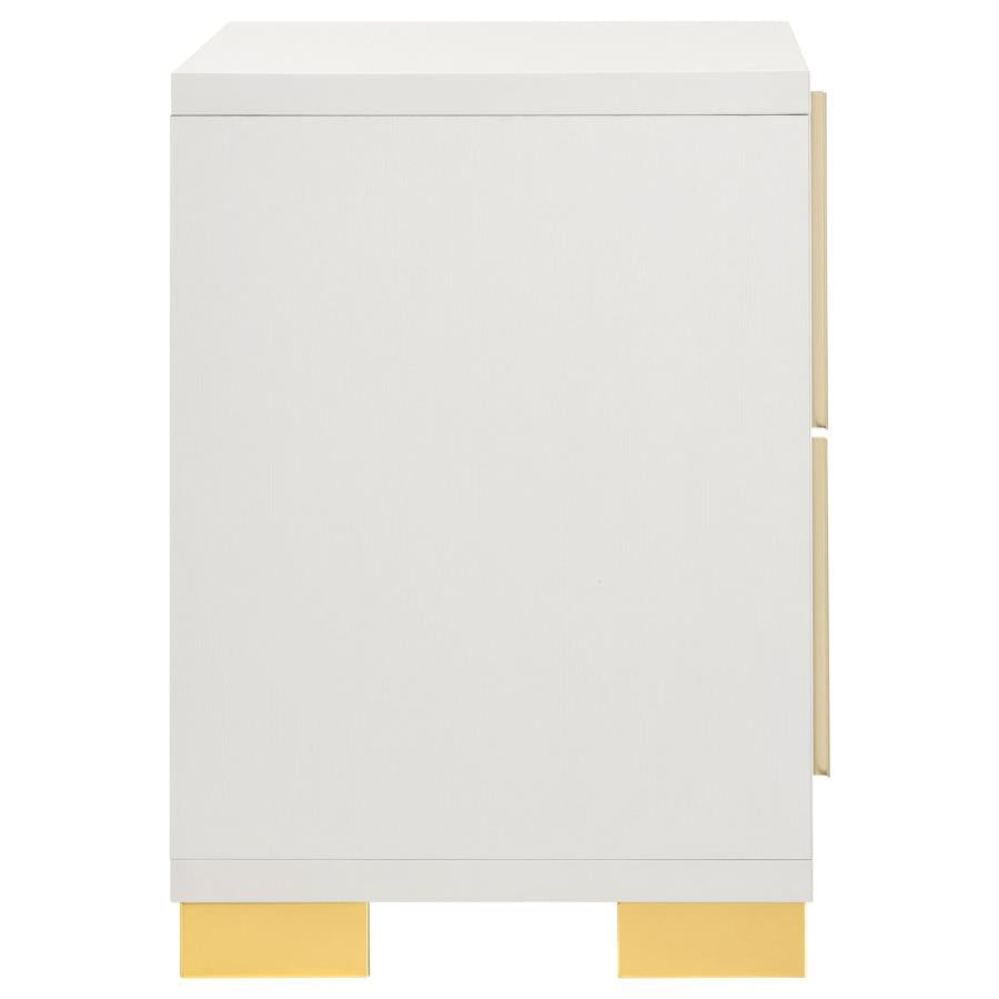 Marceline 2-drawer Nightstand White - Home & Sleep Outlet