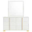 Marceline 6-drawer Dresser with Mirror White - Home & Sleep Outlet