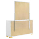 Marceline 6-drawer Dresser with Mirror White - Home & Sleep Outlet