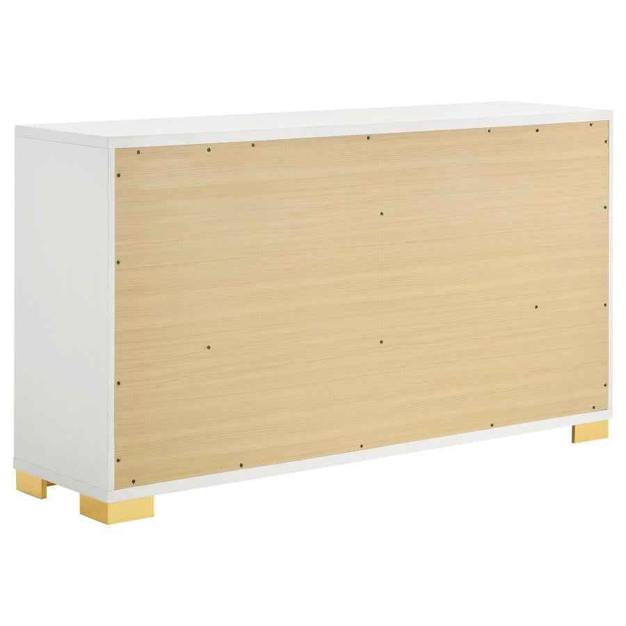 Marceline 6-drawer Dresser White - Home & Sleep Outlet