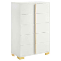 Marceline 5-drawer Bedroom Chest White - Home & Sleep Outlet