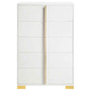 Marceline 5-drawer Bedroom Chest White - Home & Sleep Outlet