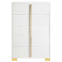 Marceline 5-drawer Bedroom Chest White - Home & Sleep Outlet