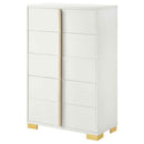 Marceline 5-drawer Bedroom Chest White - Home & Sleep Outlet