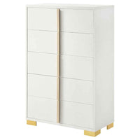 Marceline 5-drawer Bedroom Chest White - Home & Sleep Outlet