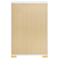 Marceline 5-drawer Bedroom Chest White - Home & Sleep Outlet
