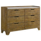 Henderson 4-piece Eastern King Bedroom Set Medium Oak