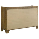 Henderson 4-piece Eastern King Bedroom Set Medium Oak - Home & Sleep Outlet