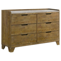 Henderson 5-piece Eastern King Bedroom Set Medium Oak - Home & Sleep Outlet
