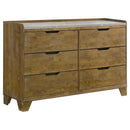 Henderson 4-piece Queen Bedroom Set Medium Oak - Home & Sleep Outlet