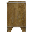 Henderson 1-drawer LED Nightstand Bedside Table Medium Oak - Home & Sleep Outlet