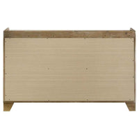 Henderson 6-drawer Bedroom Dresser Cabinet Medium Oak - Home & Sleep Outlet