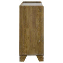 Henderson 6-drawer Bedroom Dresser Cabinet Medium Oak - Home & Sleep Outlet