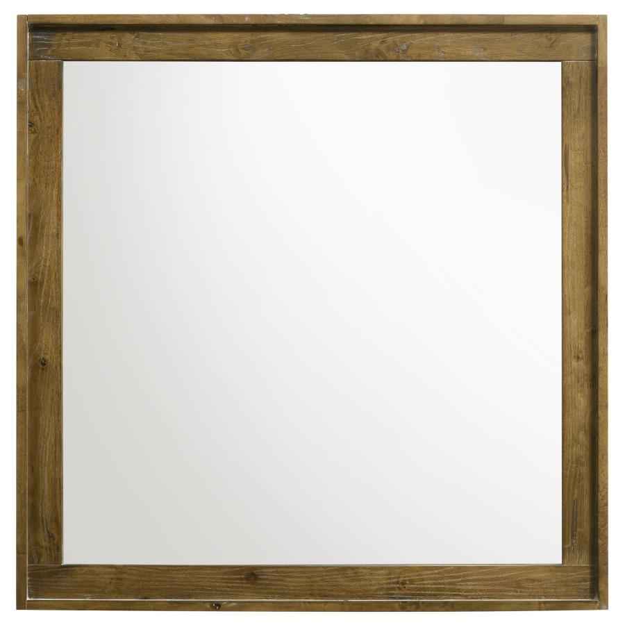 Henderson Dresser Mirror Medium Oak - Home & Sleep Outlet