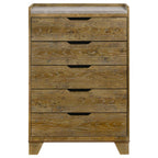 Henderson 5-drawer Bedroom Chest of Drawers Medium Oak