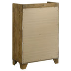Henderson 5-drawer Bedroom Chest of Drawers Medium Oak