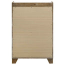 Henderson 5-drawer Bedroom Chest of Drawers Medium Oak - Home & Sleep Outlet