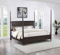 Emberlyn Wood Queen Poster Bed Brown - Home & Sleep Outlet