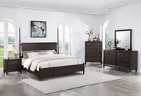 Emberlyn Wood Queen Poster Bed Brown - Home & Sleep Outlet