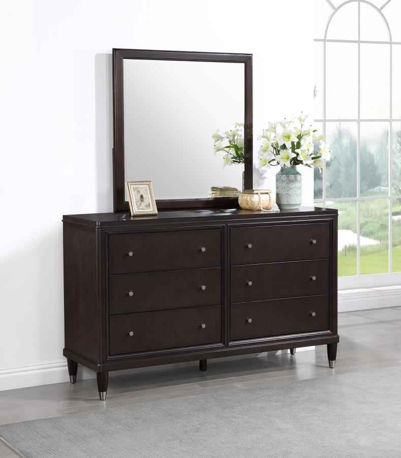 Emberlyn 6-drawer Dresser with Mirror Brown - Home & Sleep Outlet