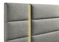 Ines 4-piece Eastern King Bedroom Set Grey and White High Gloss - Home & Sleep Outlet