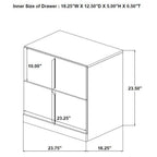 Ines 4-piece Eastern King Bedroom Set Grey and White High Gloss