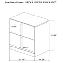 Ines 5-piece Eastern King Bedroom Set Grey and White High Gloss - Home & Sleep Outlet