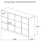 Ines 5-piece Eastern King Bedroom Set Grey and White High Gloss
