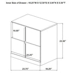 Ines 4-piece Queen Bedroom Set Grey and White High Gloss