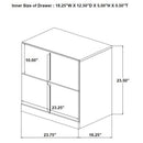 Ines 4-piece Queen Bedroom Set Grey and White High Gloss - Home & Sleep Outlet