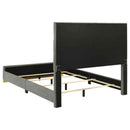 Ines 5-piece Queen Bedroom Set Grey and White High Gloss - Home & Sleep Outlet