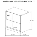 Ines 5-piece Queen Bedroom Set Grey and White High Gloss