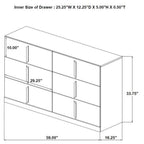 Ines 5-piece Queen Bedroom Set Grey and White High Gloss