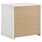Ines 5-piece Eastern King Bedroom Set Navy and White High Gloss
