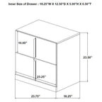 Ines 5-piece Eastern King Bedroom Set Navy and White High Gloss
