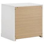 Ines 4-piece Queen Bedroom Set Navy and White High Gloss