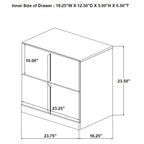 Ines 4-piece Queen Bedroom Set Navy and White High Gloss