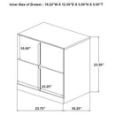 Ines 5-piece Queen Bedroom Set Navy and White High Gloss