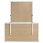 Home & Sleep Outlet - Ines 6-drawer Bedroom Dresser with Mirror White High Gloss
