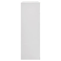 Ines 5-drawer Bedroom Chest of Drawers White High Gloss