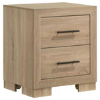 Arielle 5-piece Queen Bedroom Set Light Oak