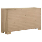 Home & Sleep Outlet - Arielle 6-drawer Bedroom Dresser Cabinet Light Oak