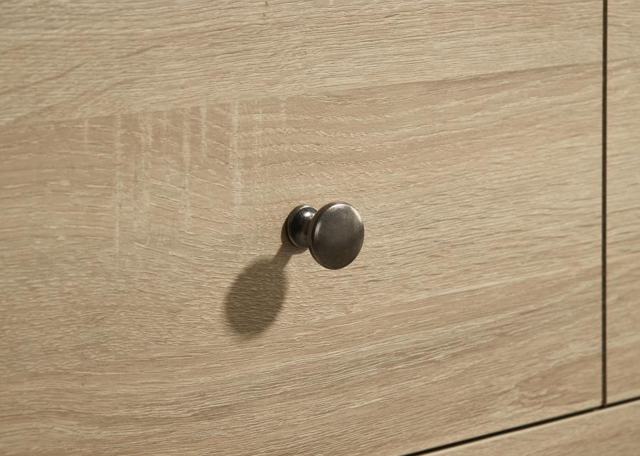 Home & Sleep Outlet - Arielle 6-drawer Bedroom Dresser Cabinet Light Oak