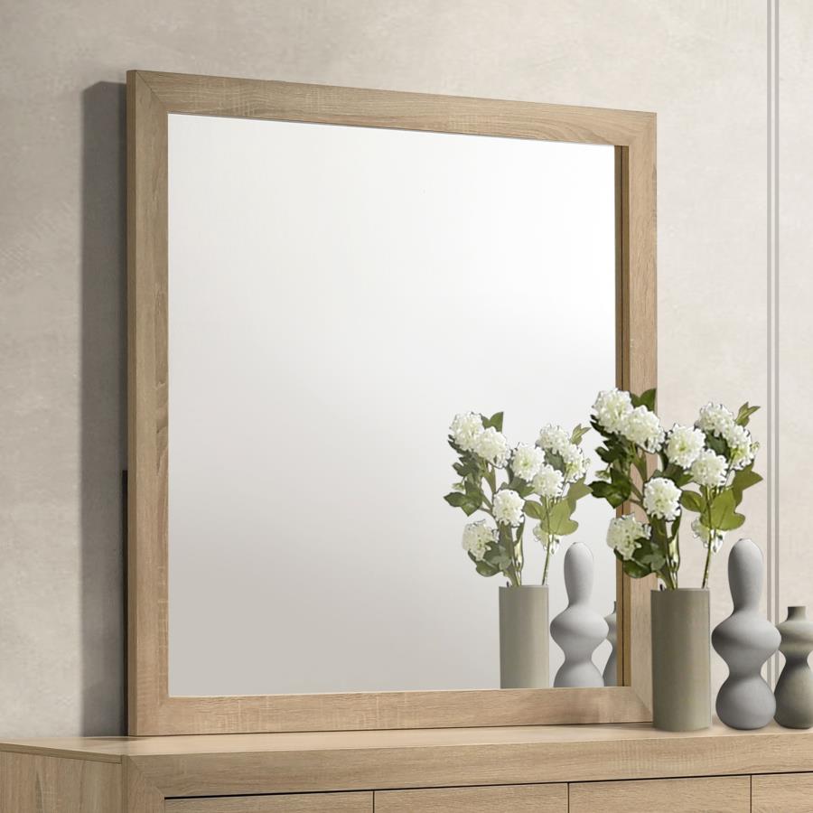 Home & Sleep Outlet - Arielle Dresser Mirror Light Oak
