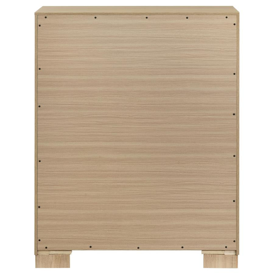 Home & Sleep Outlet - Arielle 4-drawer Bedroom Chest of Drawers Light Oak