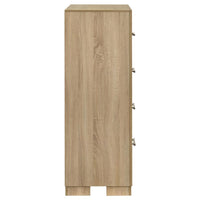 Arielle 4-drawer Bedroom Chest of Drawers Light Oak