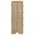 Home & Sleep Outlet - Arielle 4-drawer Bedroom Chest of Drawers Light Oak