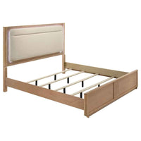 Leanne 5-piece Eastern King Bedroom Set Light Oak