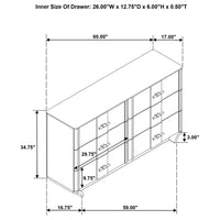 Leanne 5-piece Eastern King Bedroom Set Light Oak